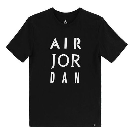 Tričko Jordan Jordan Alphabet Logo Short Sleeve T-Shirt Čierna | AJ1388-010