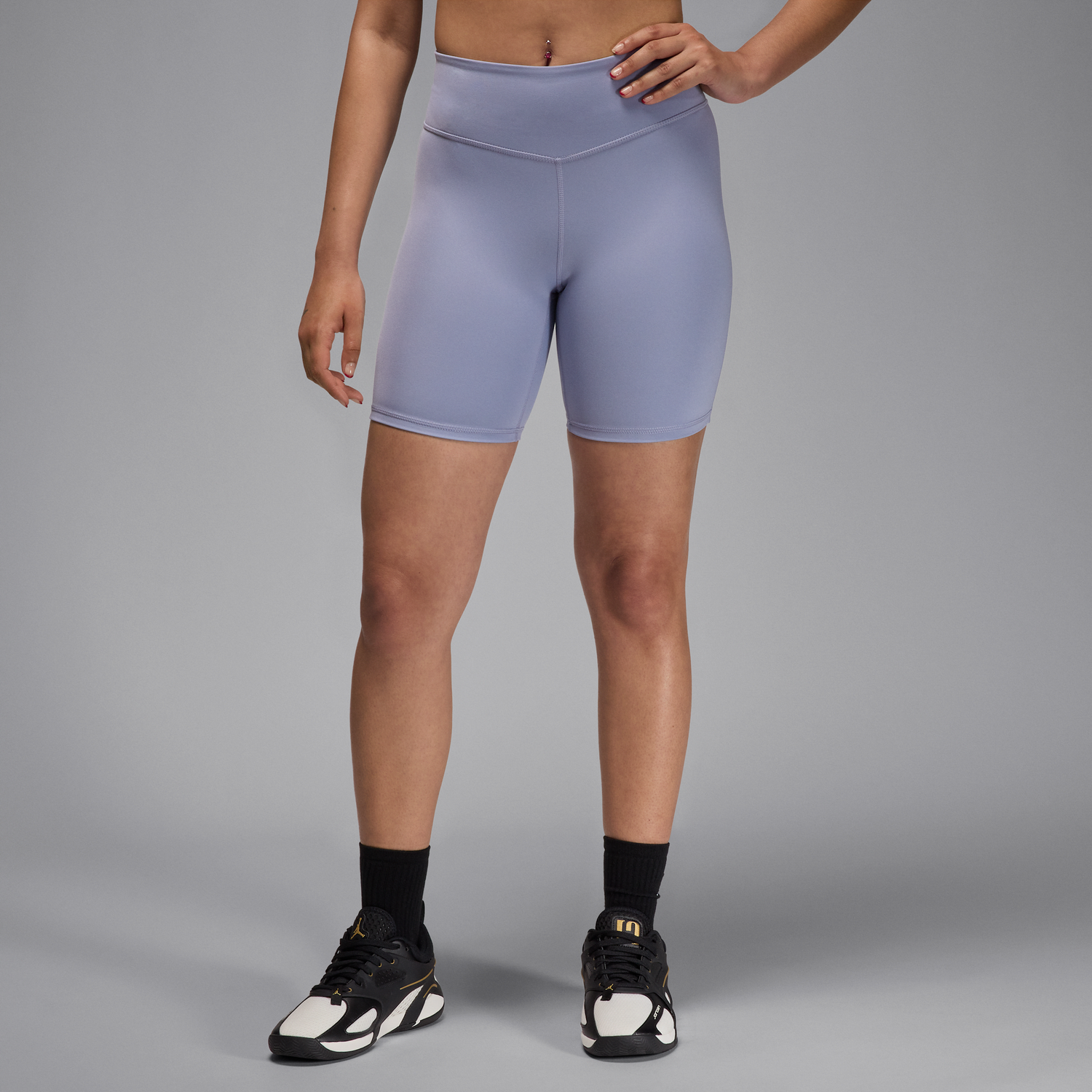 Šortky Jordan Jordan Sport High-Waisted Bike Shorts Fialová | FN7325-519, 0