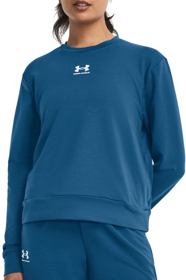 Mikina Under Armour Rival Terry Crew Sweatshirt Modrá | 1369856-426, 0