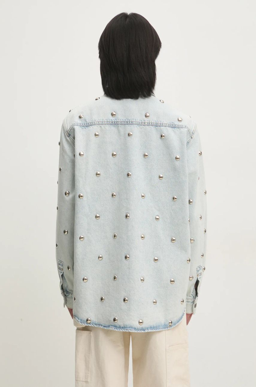 Fiorucci Relaxed Studded Denim Shirt