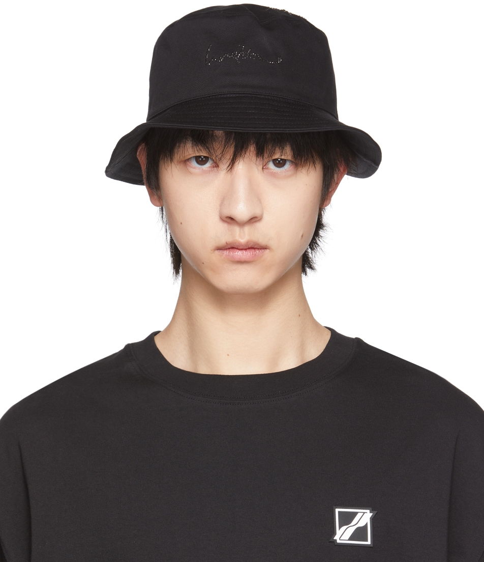 Šiltovka We11done We11done Hotfix Star Bucket Hat Čierna | WD-AH1-22-410-U-BK, 0