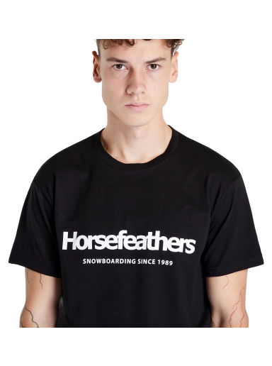 Tričko Horsefeathers Quarter T-Shirt Čierna | SM856T