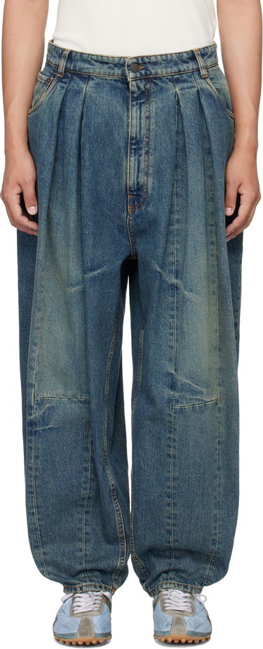 Džínsy HED MAYNER Hed Mayner Pleated Denim Jeans Modrá | HMMB67030A-HB251, 0