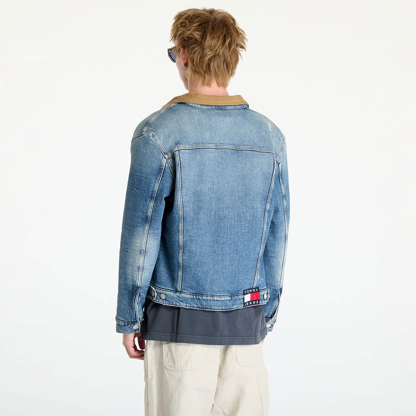 Ryan Teddy Regular Trucker Jacket Denim