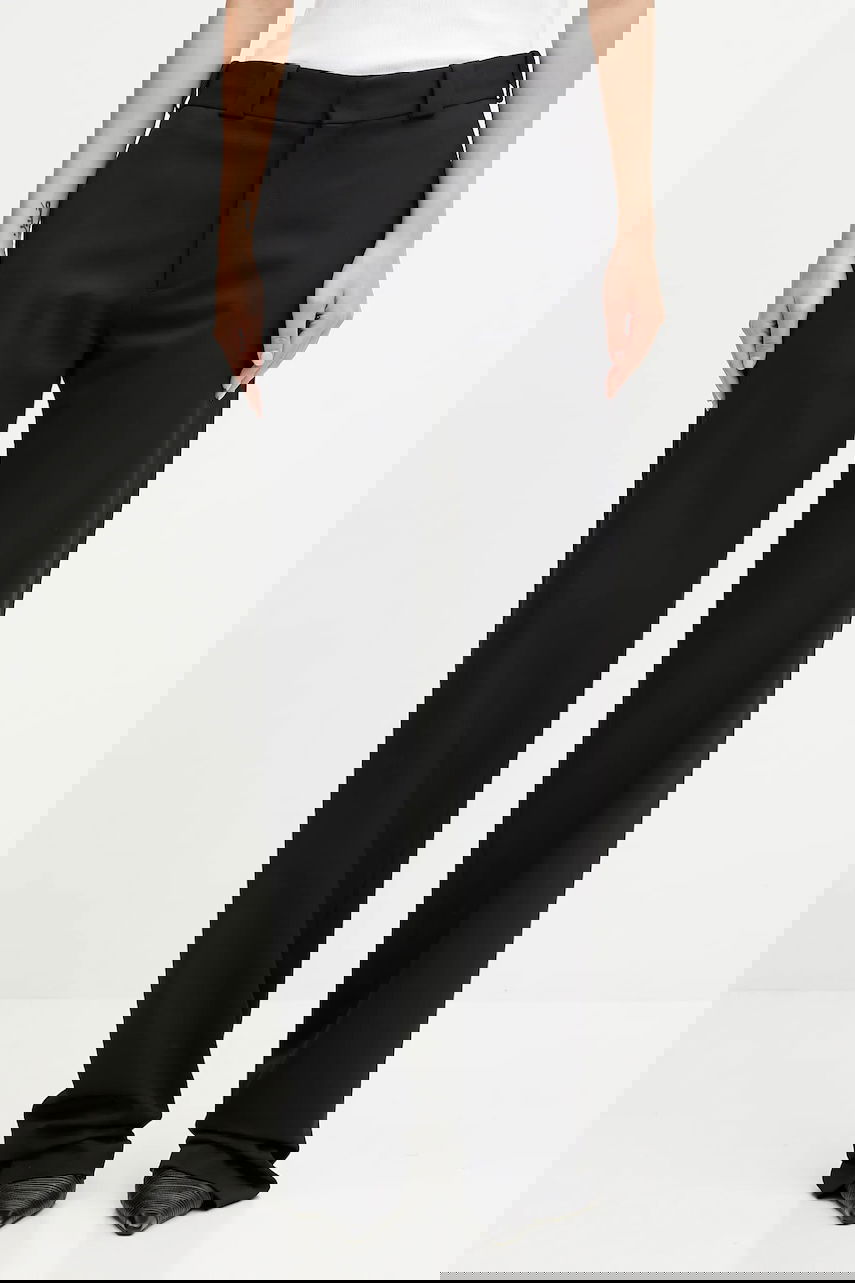 Nohavice VETEMENTS Fitted Tailored High Waist Pants Čierna | WH76TP300SB, 0