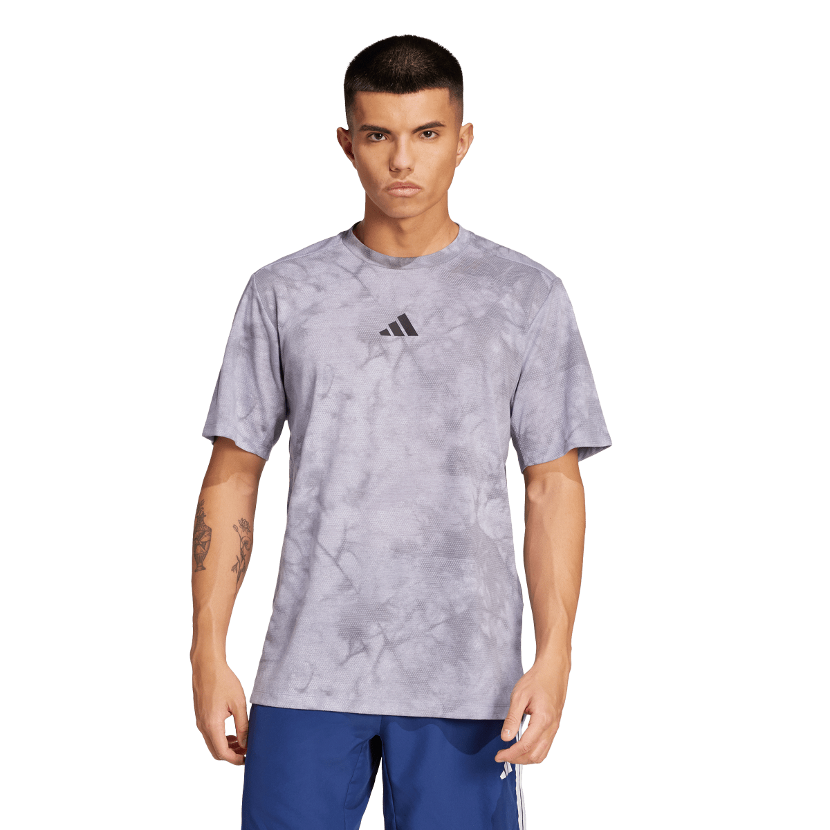 Tričko adidas Originals Power Patterned Performance T-Shirt Šedá | JP3342, 0