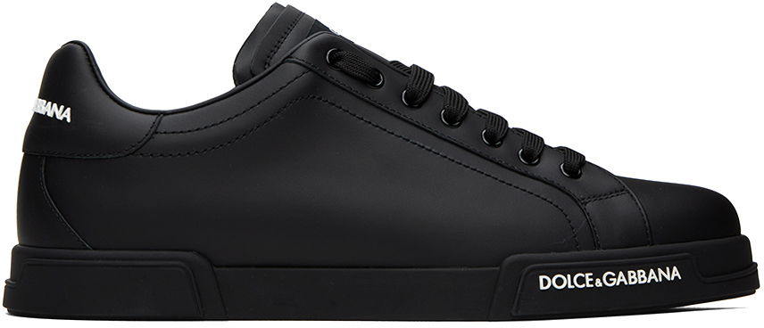 Black Portofino Sneakers