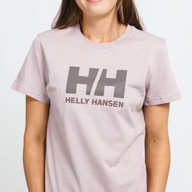 Tričko Helly Hansen Logo T-Shirt Fialová | 34112692, 1