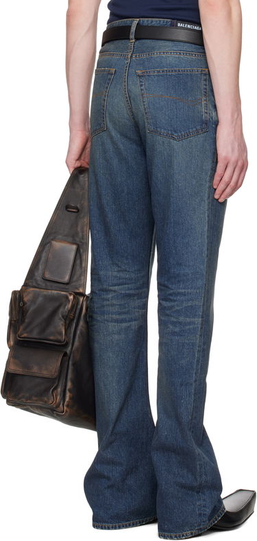 Džínsy Balenciaga Balenciaga Bootcut Jeans Modrá | 751089TRW62, 2