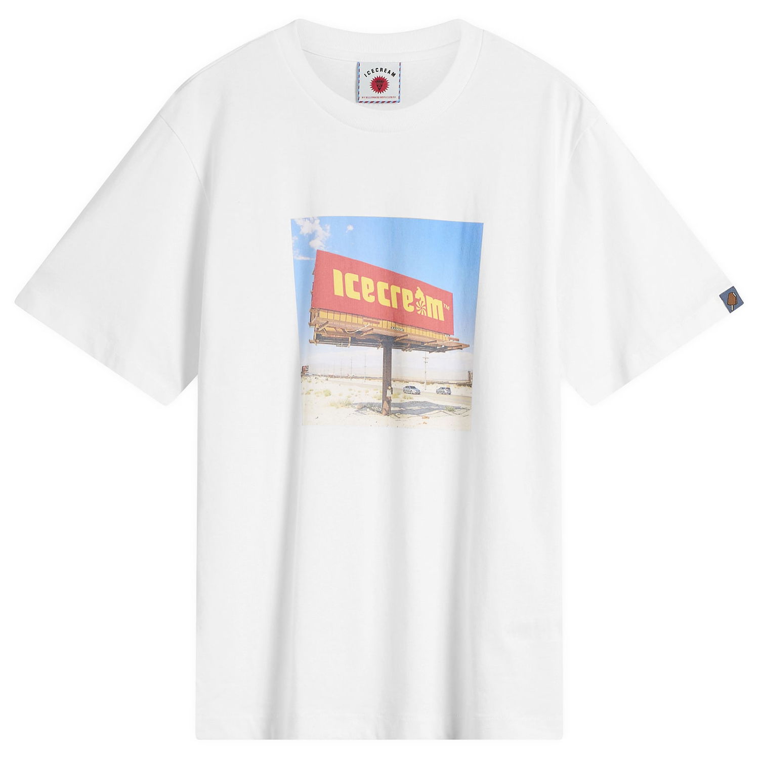 Tričko BBC IceCream Billboard T-Shirt Biela | IC25442-WHT, 0