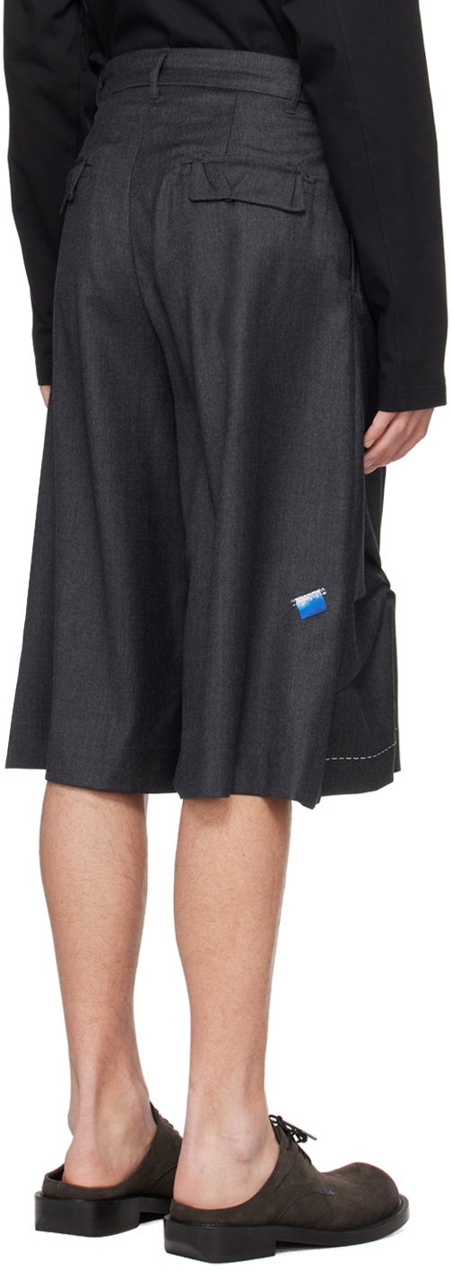 Pleated Wide Leg Shorts