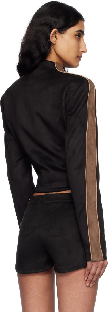 Bunda MISBHV MISBHV Faux Suede Moto Jacket Čierna | 250W403, 2