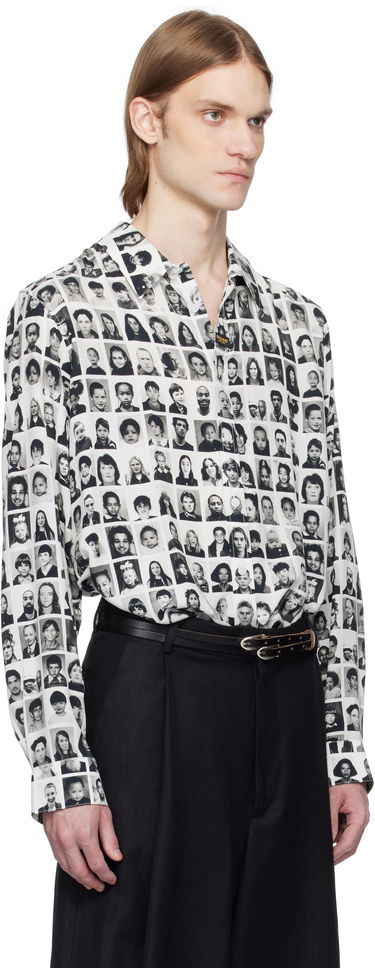 Košeľa Martine Rose Martine Rose Classic Photo Print Shirt Biela | 401WS24020, 1