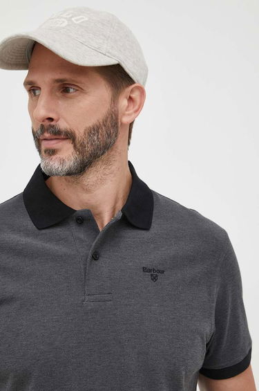 Polo tričko Barbour Barbour Polo Shirt Šedá | MML0628, 3