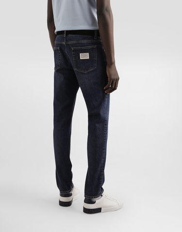 Džínsy Dolce & Gabbana Dolce & Gabbana Slim-Fit Stretch Jeans Modrá | GY07CDG8NI7S9001, 2