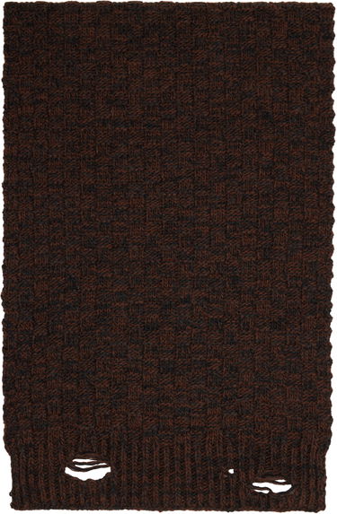 Šál Maison Margiela MM6 Maison Margiela Brown Distressed Scarf Hnedá | SH2TE0005 M13174, 3