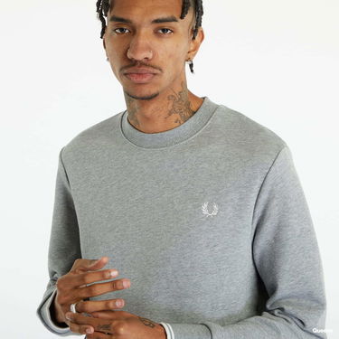 Mikina Fred Perry Crew Sweat Šedá | M7535-420, 1