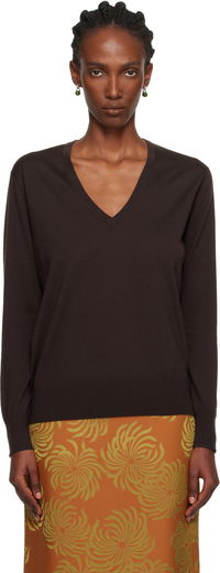 Dries Van Noten Wool V-Neck Sweater