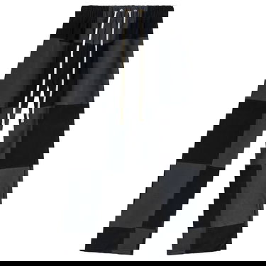 Tepláky LES TIEN Patchwork Corduroy Relaxed Fit Pants with Drawstring Waist Rôznofarebný | PW-3129-FBPTWK, 1