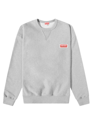 Mikina KENZO Paris Crew Sweat Pearl Grey Šedá | FD65SW0714ME-94