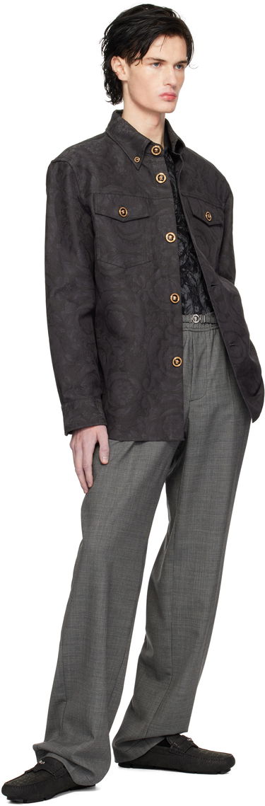 Košeľa Versace Gray Barocco Shirt Čierna | 1008738_1A09781, 3