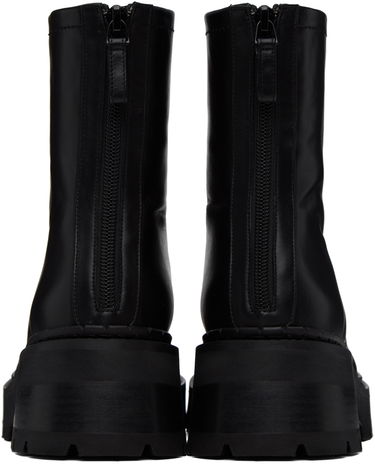Oblečenie BY FAR BY FAR Alister Leather Ankle Boots Čierna | 22PFALIQBLNAP, 1
