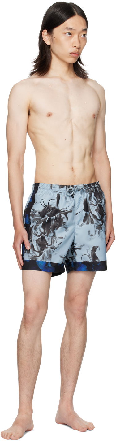 Plavky Dries Van Noten Dries Van Noten Patterned Swim Shorts Modrá | 252-022500-2270, 3