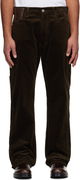Junya Watanabe Cotton Corduroy & Leather Trousers