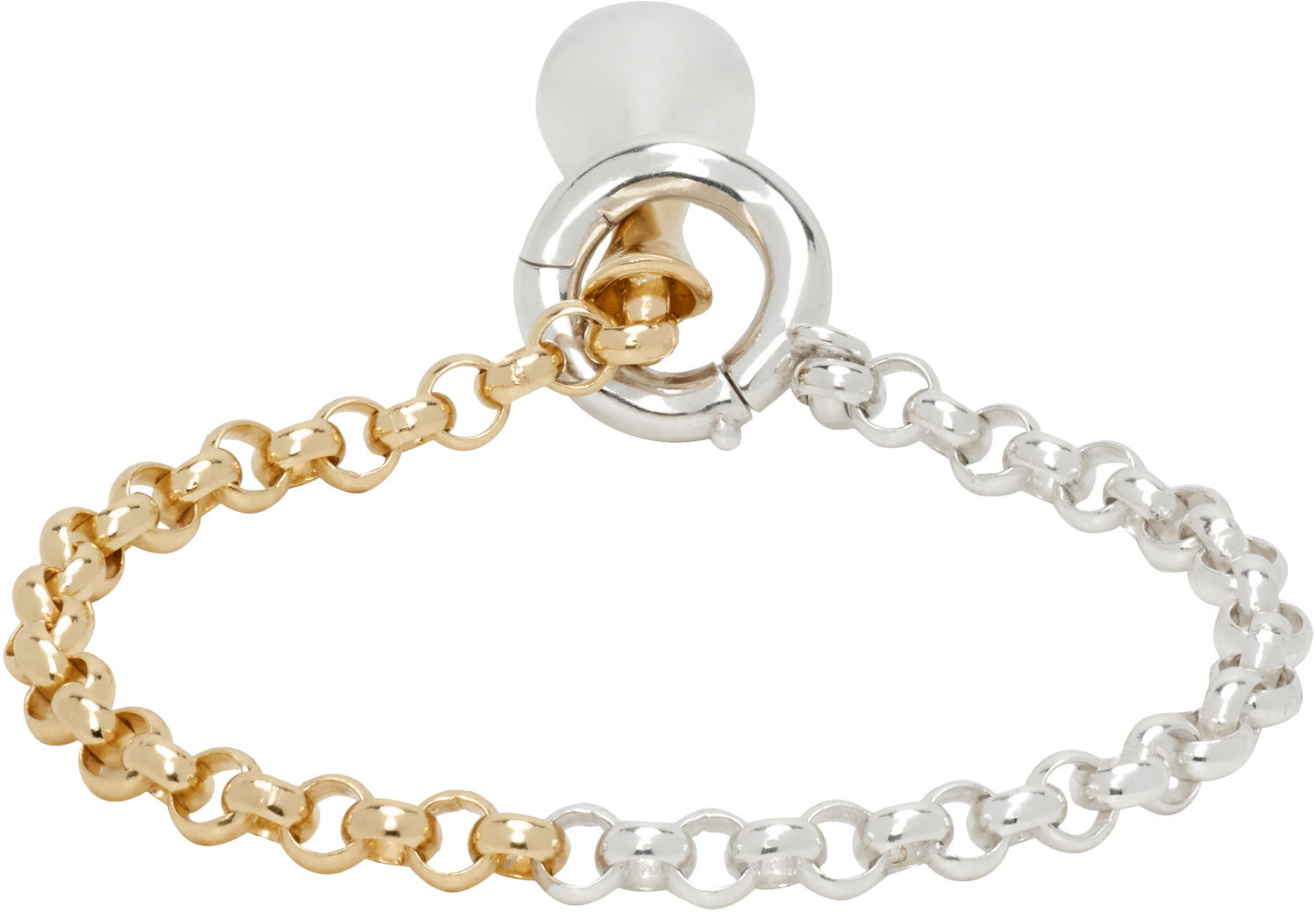 Náramok Bottega Veneta Bottega Veneta Drop Pendant Chain Bracelet Metalická | 838147 V507D, 1