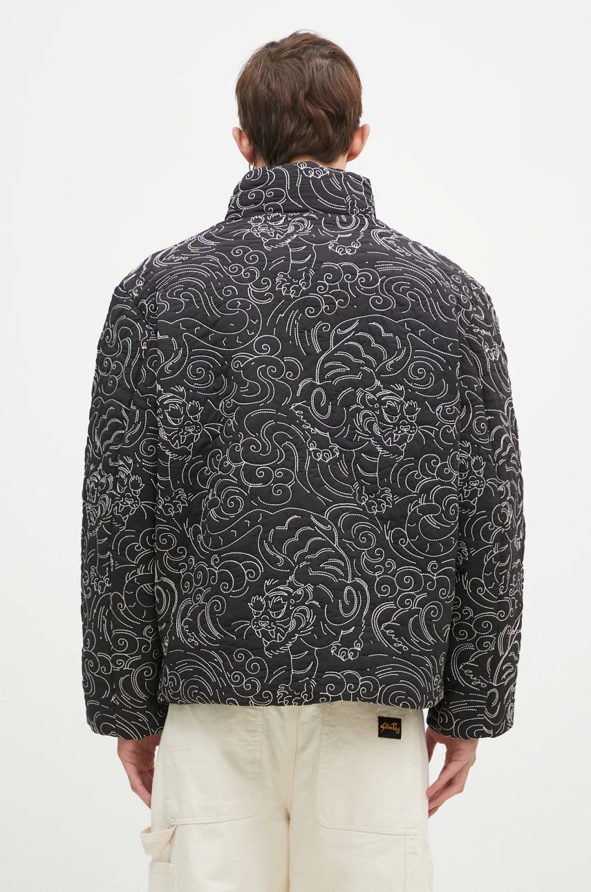 Prešívaná bunda KENZO Black Tiger Print Down Jacket Čierna | FE65OU1439NN.99, 1