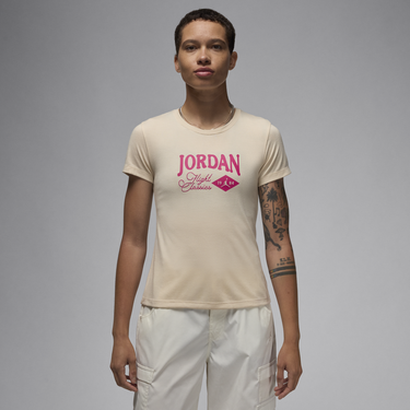 Tričko Jordan Jordan s grafickým motivem Béžová | FN5723-203, 0