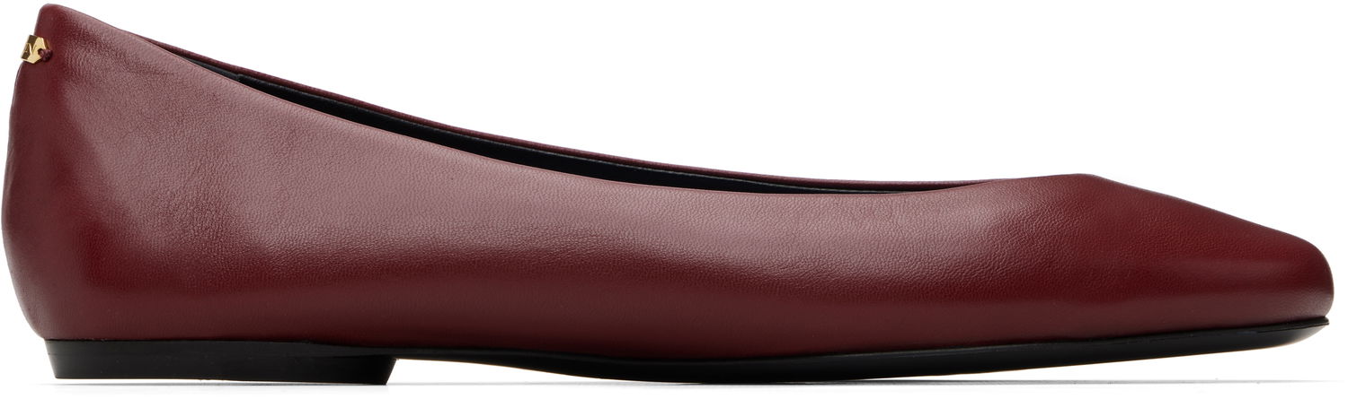 Tenisky a topánky LANVIN 'The Ballerina' Flats Vínová | FW-BAGA0H-NAPA-H25, 0