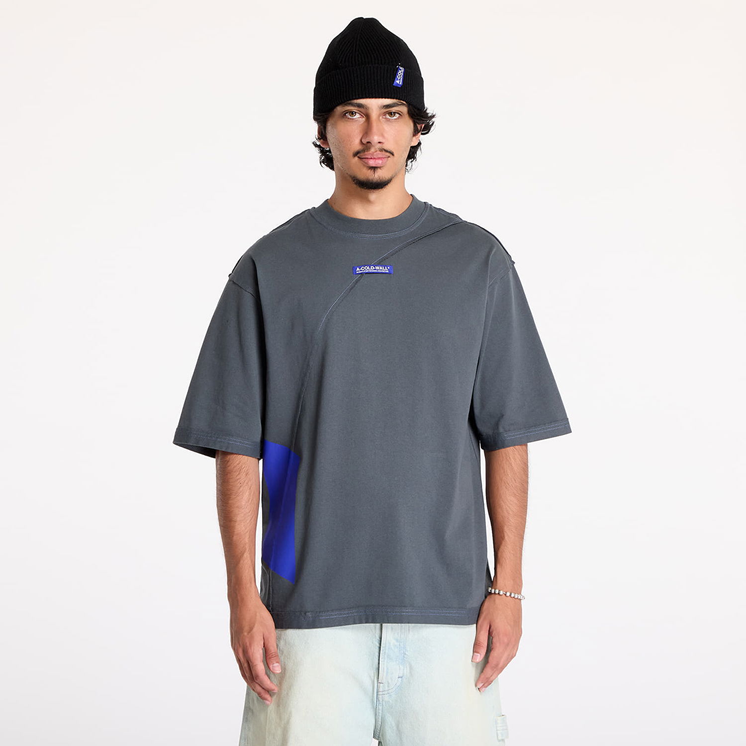 Tričko A-COLD-WALL* Aspect T-Shirt Grey Slate Šedá | ACWMTS199 Grey, 0