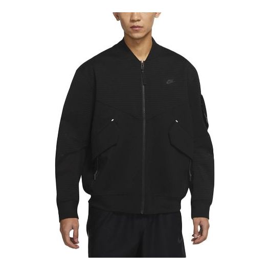 Bomber bunda Nike Sportswear Storm-FIT Tech Pack Unlined Loose Fit Zipper Jacket Čierna | DM5502-010