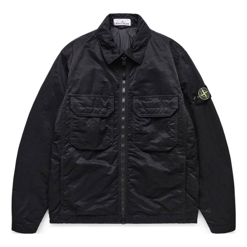 Bunda Stone Island Lightweight Overshirt Čierna | 7915Q0721-V0029