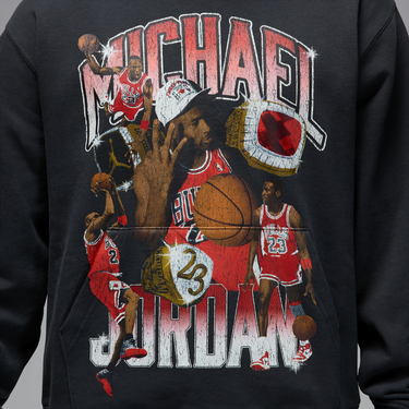 Mikina Jordan Jordan Flight Fleece Graphic Print Hoodie Čierna | HJ4396-045, 3