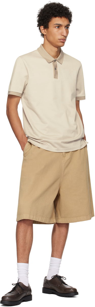 Polo tričko BOSS BOSS Micro Pattern Mercerized Polo Béžová | 50532246, 3