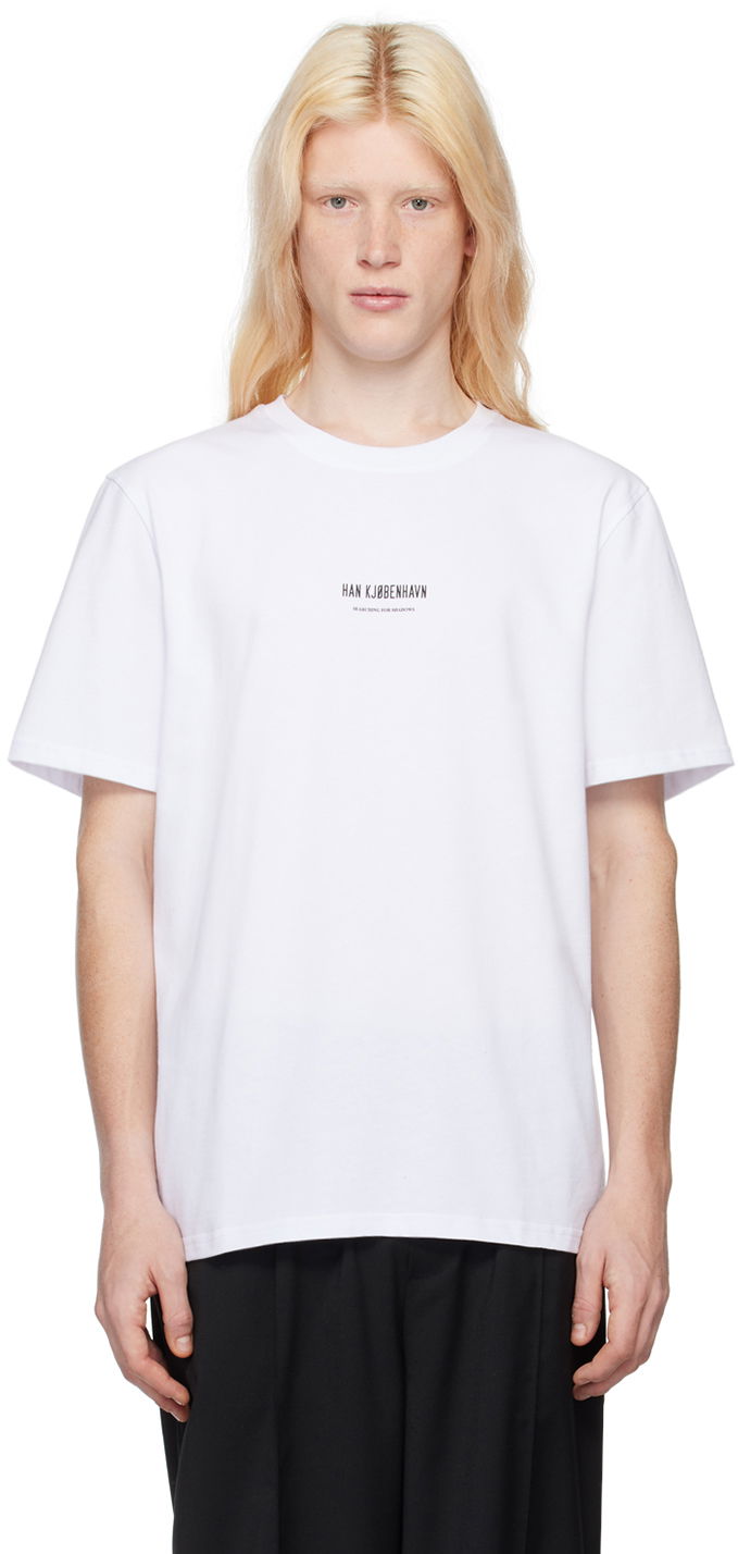 Tričko Han Kjøbenhavn Shadow Moon Graphic T-Shirt Biela | M-133212