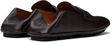 Oblečenie Dolce & Gabbana Dolce&Gabbana Calfskin Driver Loafers Hnedá | A50583AA446, 4