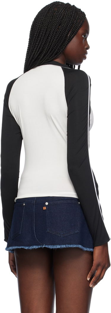 Tričko Miaou Miaou Madeline Long Sleeve T-Shirt Biela | 7126TJBBLK, 2