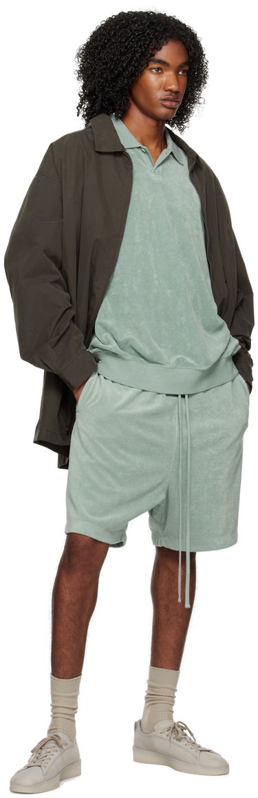 Polo tričko Fear of God Essentials Terry Polo Zelené | 125BT224051F, 3