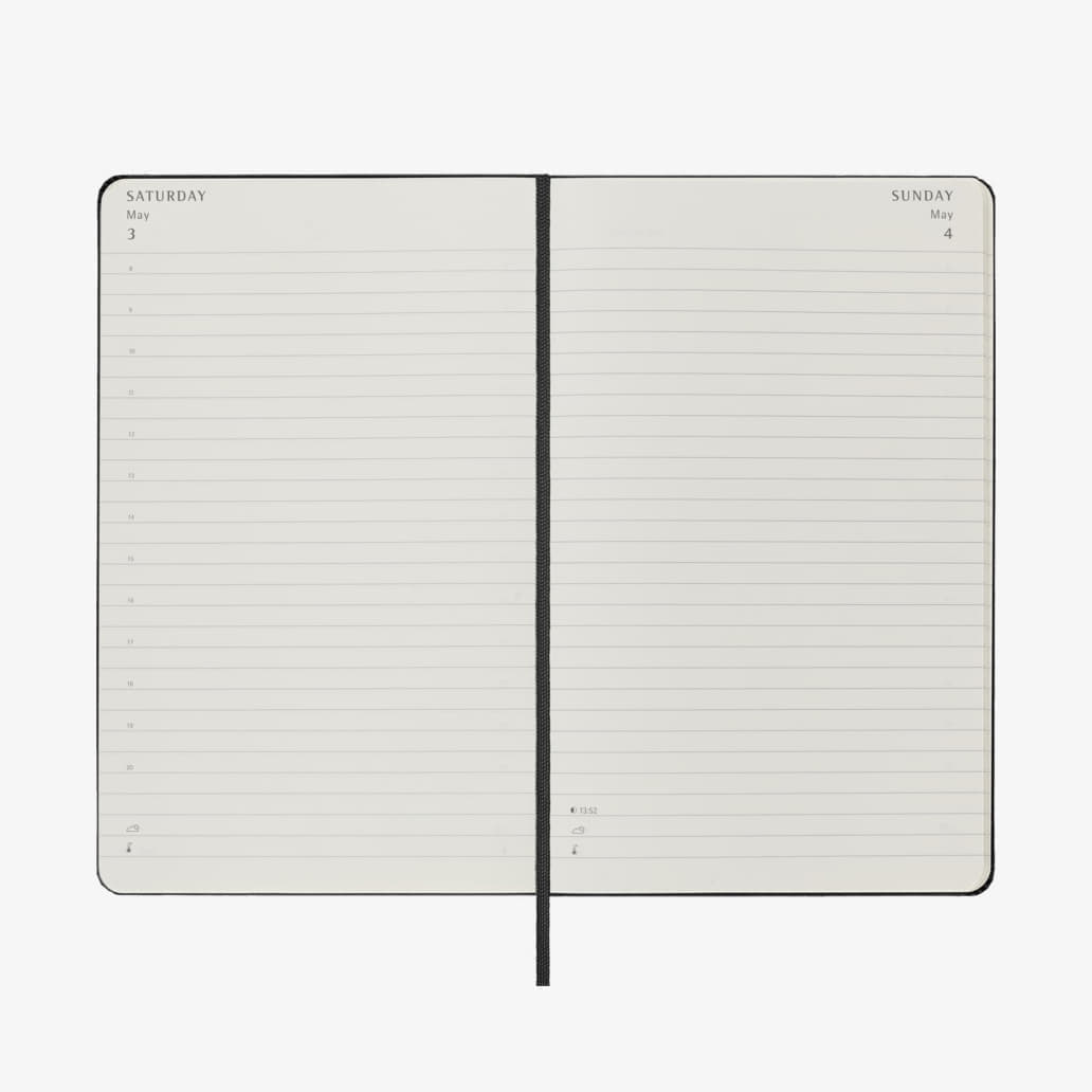 Denník Moleskine 2025 Daily Hard Cover Planner Čierna | 8056999270131, 1