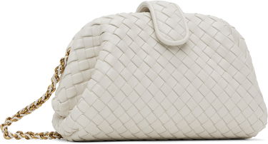 Kabelka Bottega Veneta Mini Chain Intrecciato Leather Shoulder Bag Hnedá | 804038 V4P61, 1