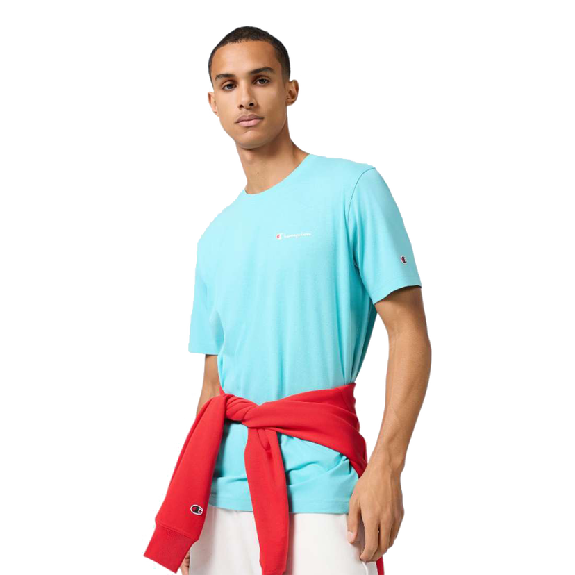 Tričko Champion Crew Neck Short Sleeve T-Shirt Tyrkysová | 220256-BS184