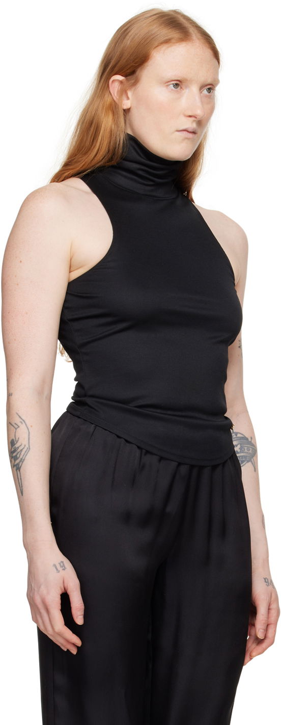 Tielko Anine Bing Sleeveless Mock Neck Top Čierna | A-08-0407-000, 1