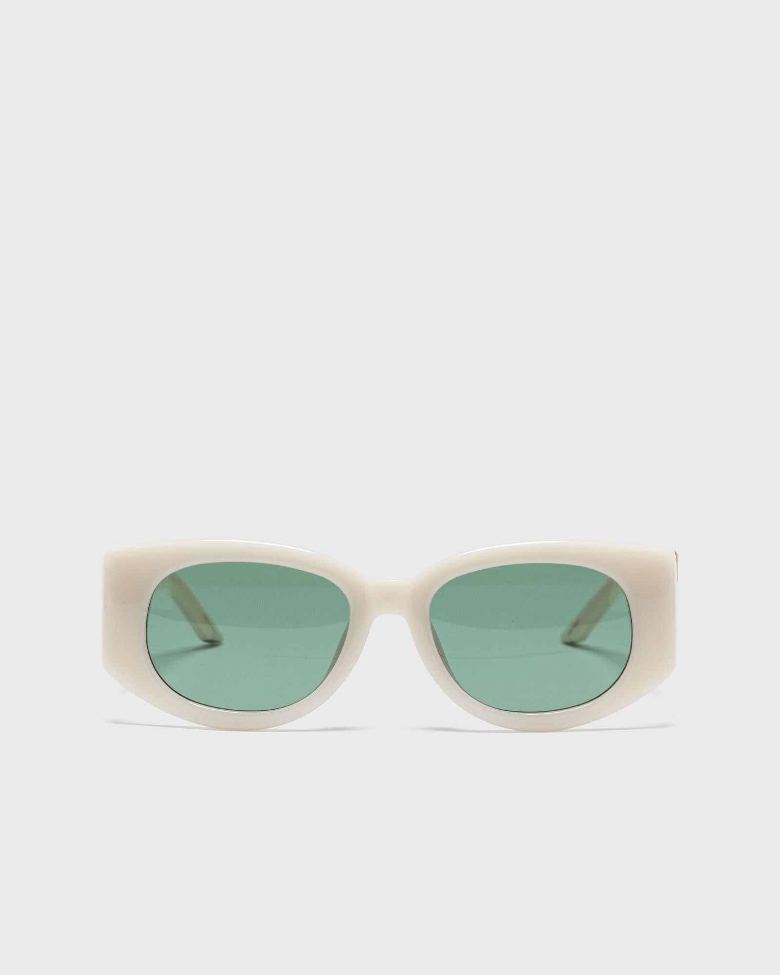 Acetate & Metal Oval Sunglasses