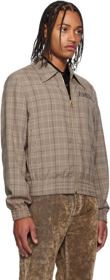Bunda AMIRI AMIRI Check Blouson Jacket Hnedá | AMOUBN1100, 1