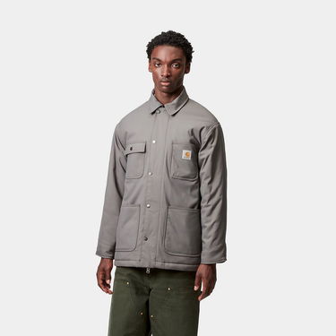 Kabáty Carhartt WIP Carhartt WIP Leroy Chore Coat Šedá | I035343_7, 1