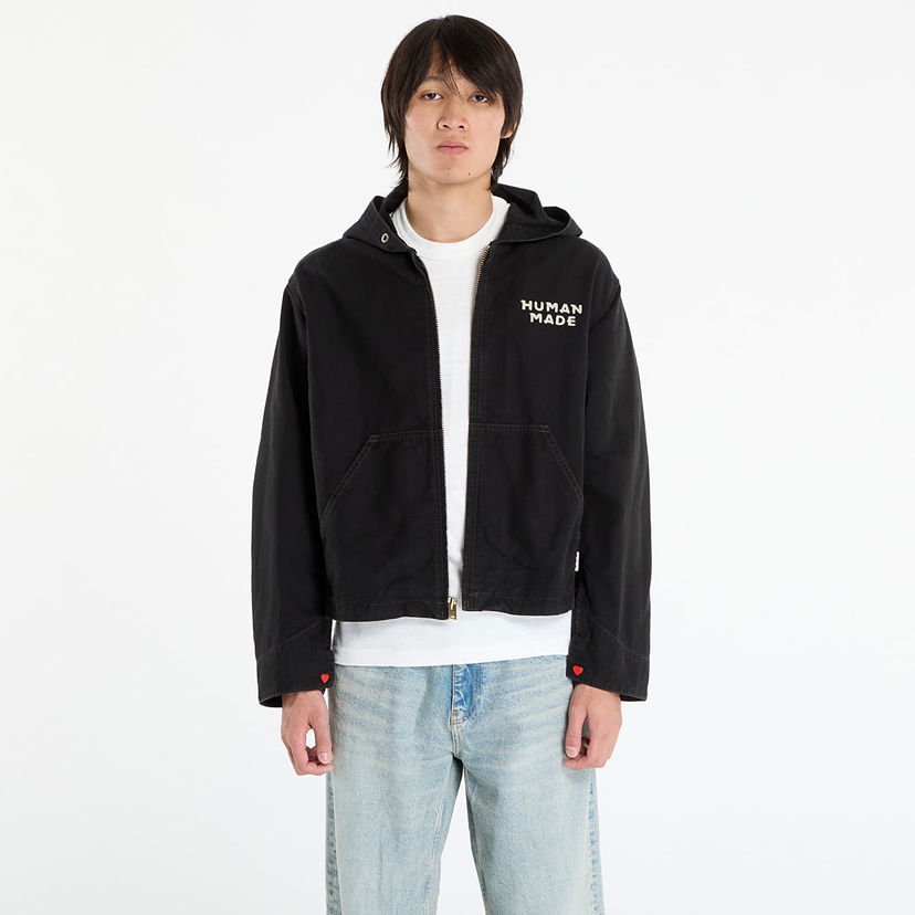 Bunda Human Made HUMAN MADE Hooded Jacket Čierna | HM30JK033BK