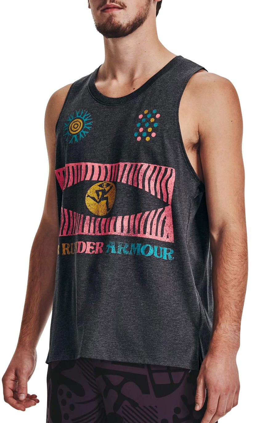 Tielko Under Armour Graphic Tank Top We Run in Peace Rôznofarebný | 1376985-001